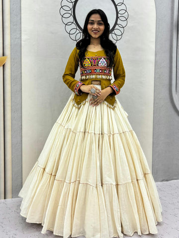 Mogra Mehfil Flare Choli