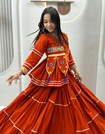 Kesariya Raas Flare Choli