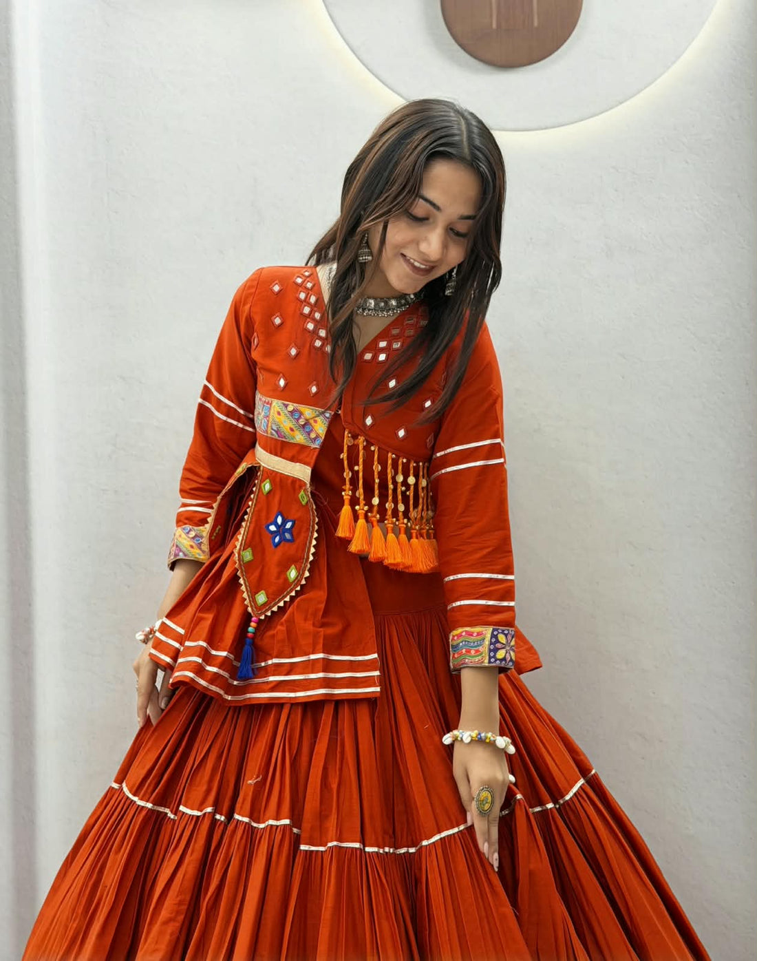 Kesariya Raas Flare Choli