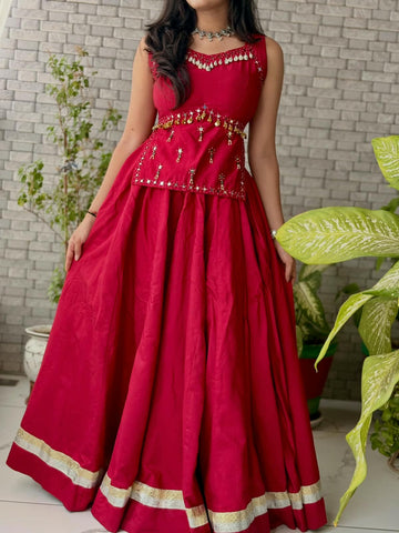 Gulnaar Zari Flare Choli