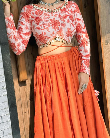 Kesari Bloom Choli Set