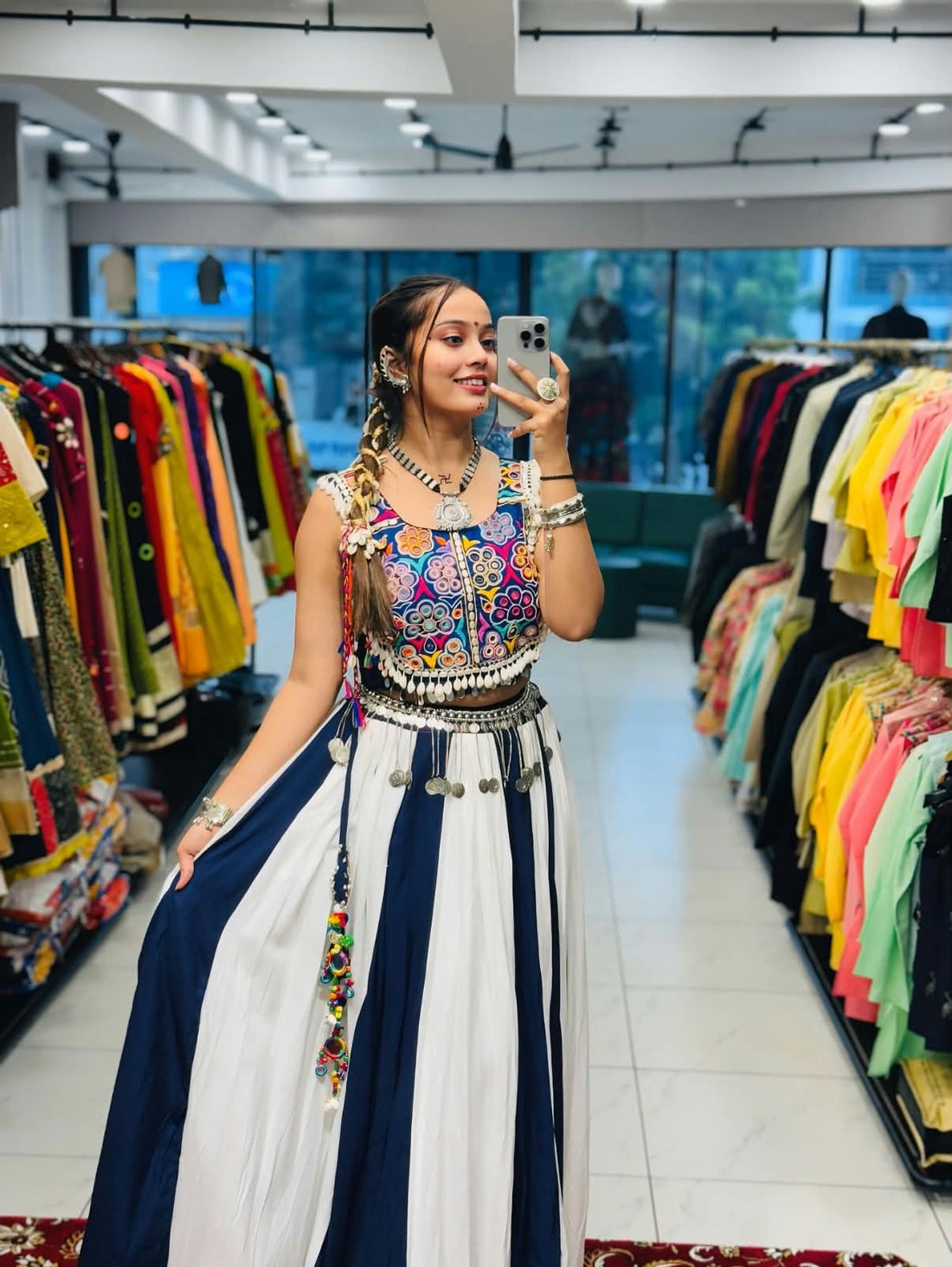 Neelkanth Rangoli Lehenga