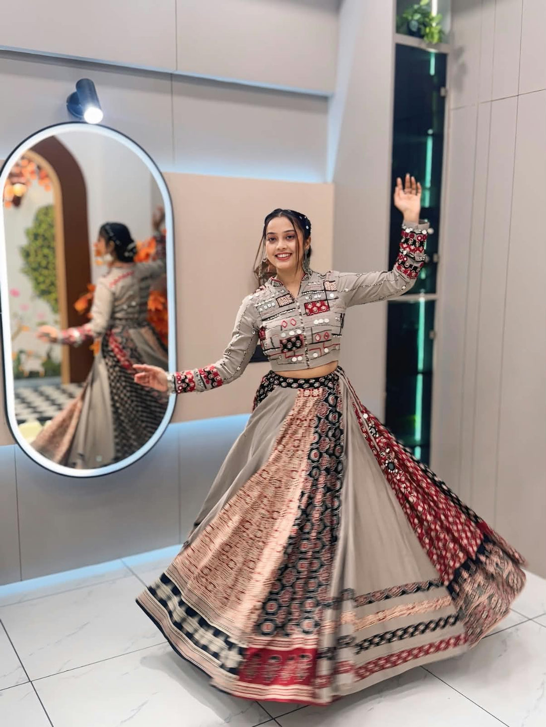 Rangrez Heritage Fusion Lehenga