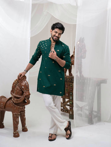 Emerald Green Kurta Set