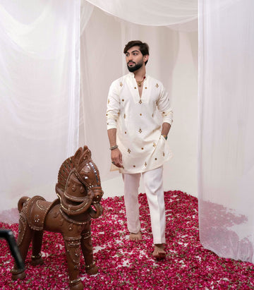 Regal Ivory Kurta