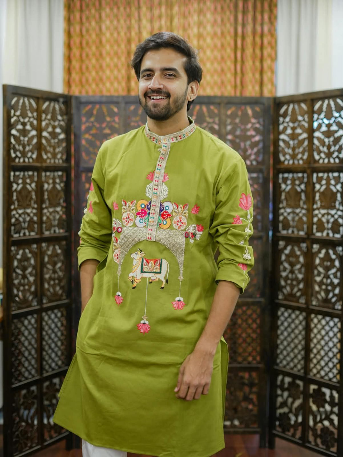 Ivory Elegance Kurta Set